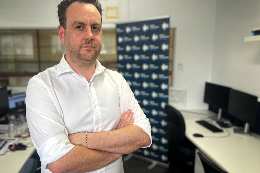 Super Consumers Australia CEO Xavier O'Halloran is calling for a review of insurance in superannuation. (ABC News: Daniel Irvine)